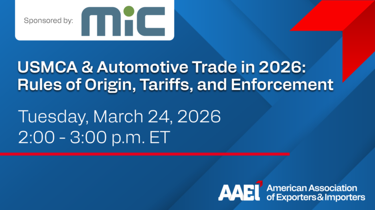 USMCA & Automotive Trade in 2026: Rules of Origin, Tariffs, and Enforcement